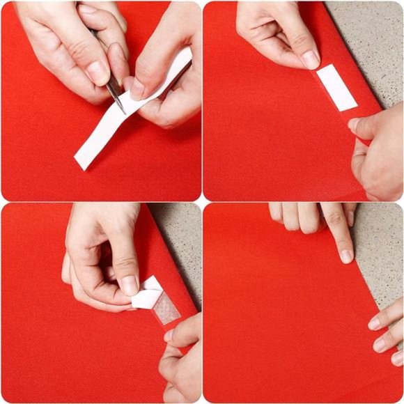 Red CarpetRunner Runway Rug 55gsm Thickness with 1Piece CarpetTape for Christmas - Picture 2 of 6